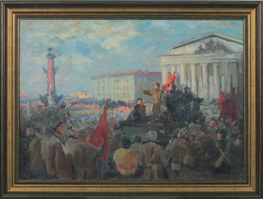 Ивасенко Анатолий Александрович. Революционный митинг в Петрограде